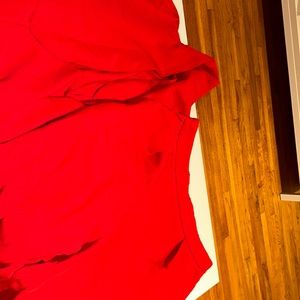 Red blazer set